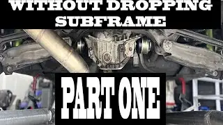 N54 E9X/E8X Ford 8.8 LSD + Rear Subframe Bushings Installation WITHOUT REMOVING SUBFRAME Part 1