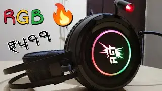 Best Gaming Headphone Under 499 🔥 Redgear Cloak RGB Gaming Headphone Detailed Unboxing & Review