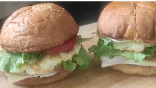 Egg Burger (Artui Burger)🍔 Tui Leh Awlsam tak a Siam Dan 