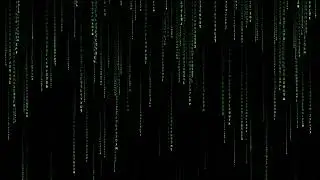 Matrix Code Background with Music