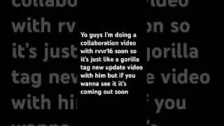NEW COLLABORATION VIDEO SOON!!!!@RVVR16 #joekeery #gorillatag