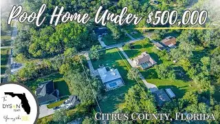 Citrus County POOL HOME under 500k! 618 N Brighton Rd Tour