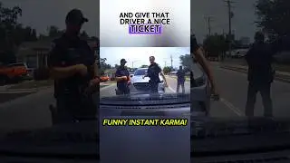 Entitled Driver Gets Hilarious Instant Justice