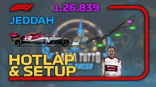Jeddah F1 Hotlap + Setup F1 2021 gameplay - 1.26.839