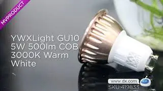 DX:YWXLight GU10 5W 500lm COB 3000K Warm White LED Spot Light - Taupe