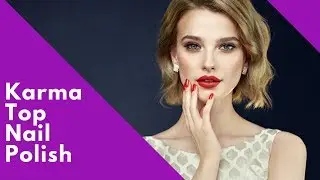Karma Organic Spa Top Nail Polish - Non-Toxic Nail Art, Vegan and Cruelty