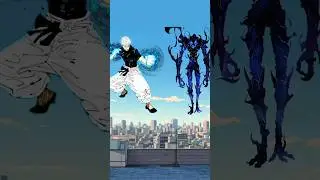 Gojo vs Jinwoo' shadow army
