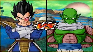 Dragon Ball Z: Budokai Tenkaichi 3 - Vegeta (Scouter) VS Nail [COM VS COM]