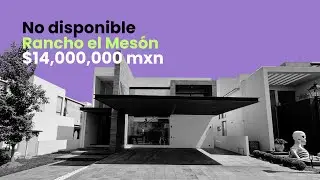 Casa Moderna en Venta $14,000,000 mxn en Rancho el Mes&oacute;n 