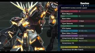 Banshee - Gundam Extreme Versus Maxi Boost ON Combo Guide