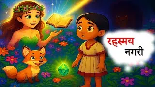 मीरा और जादुई रत्न | Fantasy Moral Story in Hindi | Magical World #youtube #cartoon #animation