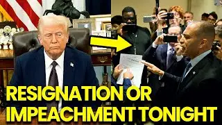 Trump CORNERED as Congress Moves to FORCE Resignation or Trigger IMPEACHMENT TONIGHT