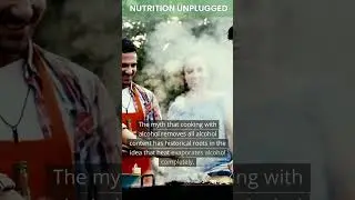 Food Myth (16): Cooking with Alcohol Removes All Alcohol #shorts