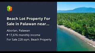 Beach Lot Property For Sale in Palawan near Puerto Princesa