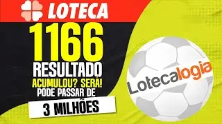 RESULTADO LOTECA 1166 VAI ACUMULAR? LOTECA 1167 PR&Ecirc;MIO DE 3 MILH&Otilde;ES LOTECA 1166 ZEBRA PASSEOU BONITO