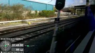 Class 800 IEP Hitachi / GWR IET Intercity Express Train acceleration 0-110mph (177km/h)