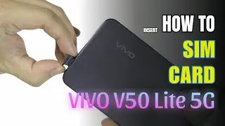 How to Install a SIM Card to Vivo V50 Lite 5G