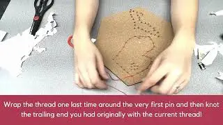 Get Crafty: Cork Board String Art