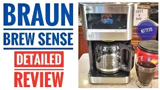 ПОДРОБНЫЙ ОБЗОР Кофеварка Braun BrewSense KF7170 Drip на 12 чашек. КАК ПРИГОТОВИТЬ КОФЕ