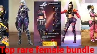 Top rare female bundle of Free Fire (Season 1- Season 36)          #GamingStar