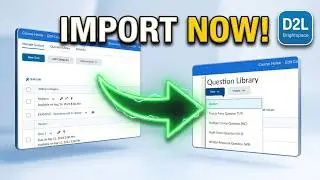 D2L | Brightspace -Need a copy of a Quiz in the Question Library to reused later.