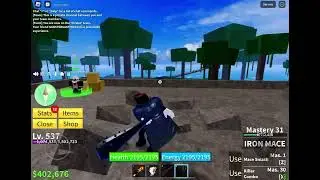 Blox Fruits Iron Mace Showcase