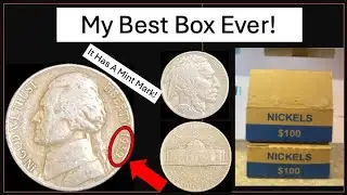 Rare KEY DATE And Buffalo Nickel Found!   Coin Roll Hunting Nickels.