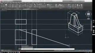 Учебное пособие по AutoCAD 2017: Орфографические макеты