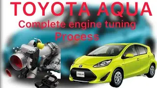 Toyota Aqua hybrid full engine tuning process & How to hybrid battery temperature issue ll Auto tips