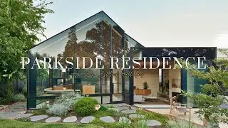 Sun-Drenched Oak & Suburban Grace: Parkside Residence's Visual Rhythm