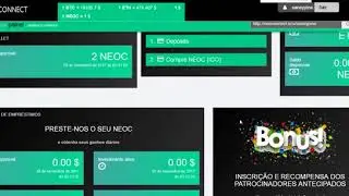 Neoconnect nova ICO Aten&ccedil;&atilde;o n&atilde;o perca tempo! Cadastre se GR&Aacute;TIS e ganhe sem investir nada confira!