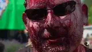 CBSNews Raw: Zombie March