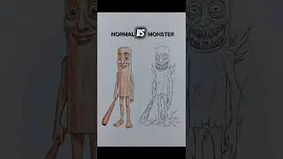 🎨DRAW MONSTER tung tung sahur Italia brainrot #drawing #tungtungtungsahur #italianbrainrot #art #fyp