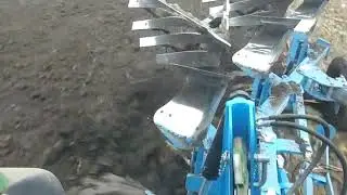 John deere 6320 & Lemken europal 5 ploughing #3