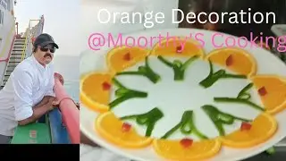 Viral Orange Decoration /Fruits Cutting &Carving Trick /Orange Flower /Fruit Plate Art /Decoration 