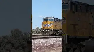 UP 7113 WB MANIFEST TRAIN MP 740 NEEDLES SUB 8-22-2023 #railfan #trains #unionpacific