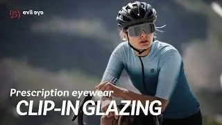 Clip-in Glazing. evil eye sports prescription eyewear.