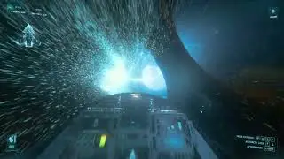 One-Take Views of Star Citizen - Landing Pads, a Wormhole, and Windows - Pyro to Stanton