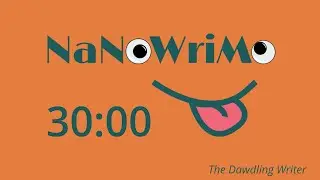 30 Minute #NaNoWriMo Googly Eyes Timer