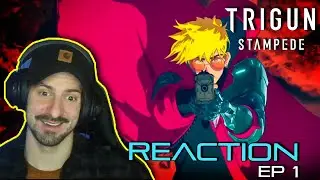 ПОТРЯСАЮЩИЕ ВИЗУАЛЬНЫЕ ЭФФЕКТЫ! Реакция на первый эпизод Trigun Stampede