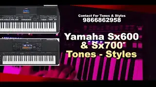 Tones & Styles For #yamaha Sx600 - Sx700 //Contact:-9866862958