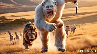 Yeti Vlog: The Great Lion Heist Gone Wrong 🦁❄️😂 #AI #Cinematic #YetiVlog | E3
