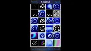 Artwork Evolution for iPhone 2.0 - Create Artwork Using Mathematics, Evolution, and Visual Style