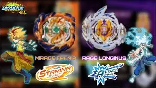 NEW MIRAGE FAFNIR.Nt.2A and NEW RAGE LONGINUS.Ds&rsquo;.3A Beyblade Burst Superking/Sparking