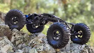 RHINO chassis with Wraith axles and MOZA tyres.