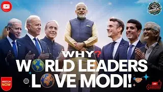 Why World Leaders LOVE Indian PM Narendra Modi |  @IndiReact09