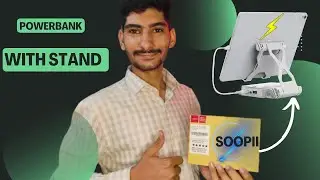SOOPII TABLET STAND AND MOBILE STAND WITH 10,000 MAH POWER BANK⚡AMAZING GADGET
