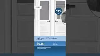 Triple Layers UV Protect Door Curtains