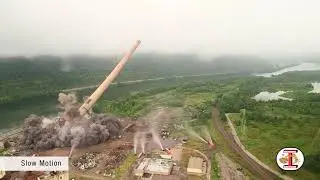Independence Demolition successfully demolishes FirstEnergy RE Burger Power Plant.