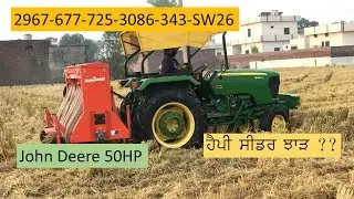 50 HP happy seeder easy working and seeds